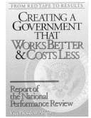 Tapa de From Red Tape to Results: Creating a Government That Works Better and Costs Less
