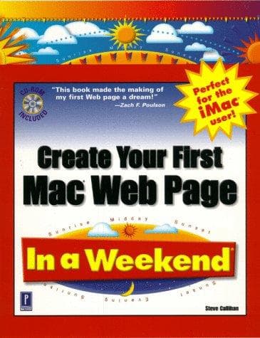 Tapa de Create your first Mac Web page in a weekend