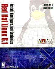 Tapa de Install, Configure, and Customize Red Hat Linux