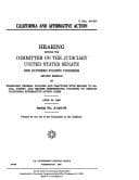 Tapa de California and Affirmative Action
