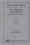 Tapa de The Componentsof the Rabbinic Documents, From thr whole of the Parts