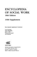 Tapa de Encyclopedia of Social Work, 1990 Supplement to the Eighteenth Edition (Encyclopedia of Social Work)