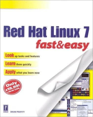 Tapa de Red Hat LINUX 7 Fast and Easy (Fast & Easy)