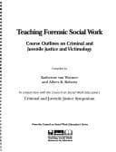 Tapa de Teaching Forensic Social Work