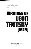 Tapa de Writings of Leon Trotsky, 1929 (Writings of Leon Trotsky)