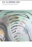 Tapa de Res: Anthropology and Aesthetics, 48, Autumn 2005: Permanent/Impermanent (Res: Anthropology and Aesthetics)