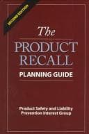 Tapa de The product recall planning guide