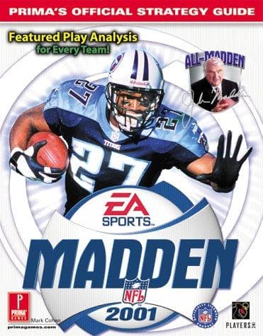 Tapa de Madden NFL 2001