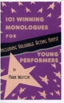 Tapa de 101 winning monologues for young performers