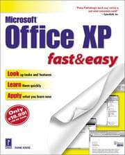 Tapa de Microsoft Office XP Fast & Easy