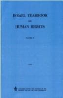 Tapa de Israel Yearbook on Human Rights 1982 (Israel Yearbook on Human Rights)