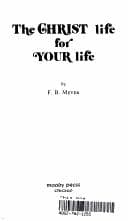 Tapa de Christ-Life for Your Life
