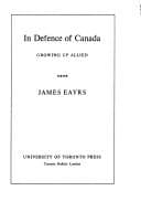 Tapa de In Defense of Canada