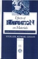 Tapa de Effects of radiation on materials
