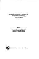 Tapa de International Yearbook of Foreign Policy Studies