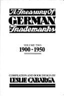 Tapa de A Treasury of German Trademarks, 1900-1950 (Treasury of German Trademarks, 1925-1950)