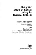 Tapa de Year Book of Social Policy in Britain
