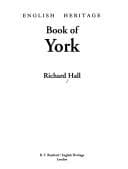 Tapa de English Heritage Book of York (English Heritage)