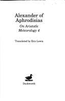 Tapa de On Aristotle Meteorology 4
