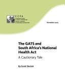 Tapa de Gats and Southa Frica's National Health Act