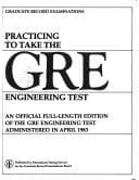 Tapa de Practicing to Take the GRE Engineering Test