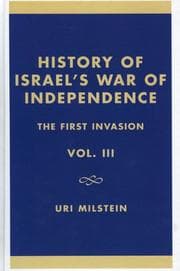 Tapa de History of Israel's War of Independence - Volume III