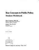 Tapa de Key concepts in public policy