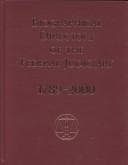 Tapa de Biographical Directory of the Federal Judiciary, 1789-2000 (Biographical Directory of the Federal Judiciary)