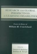 Tapa de Research and global perspectives in learning disabilities