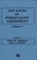 Tapa de Advances in Personality Assessment