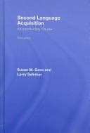Tapa de Second language acquisition
