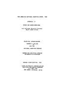 Tapa de The American national election study, 1980, Appendix B [codebook]