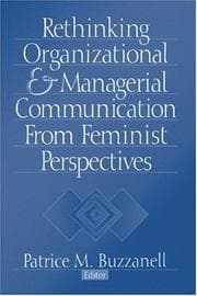 Tapa de Rethinking Organizational and Managerial Communication from Feminist Perspectives (Foundation for Organization Science)