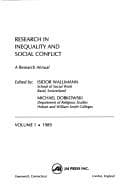 Tapa de Research in inequality and social conflict