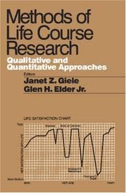 Tapa de Methods of life course research