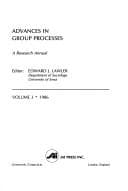 Tapa de Advances in Group Processes