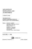 Tapa de The Effects of school desegregation on motivation and achievement