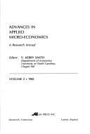Tapa de Advances in Applied Micro-Economics (Advances in Applied Microeconomics)