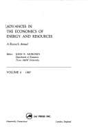 Tapa de Advances in the Economics of Energy and Resources, 1987