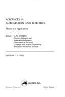 Tapa de Advances in Automation and Robotics