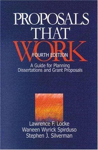 Tapa de Proposals That Work: A Guide for Planning Dissertations and Grant Proposals (Proposals That Work: A Guide for Planning)