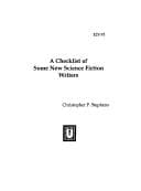 Tapa de A Checklist of Some New Science Fiction Writers