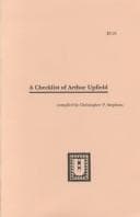 Tapa de A Checklist of Arthur Upfield