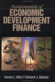 Tapa de Fundamentals of Economic Development Finance