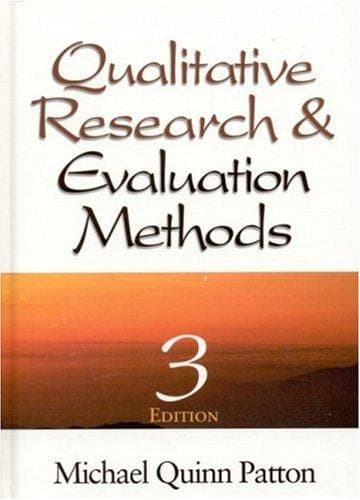 Tapa de Qualitative research and evaluation methods