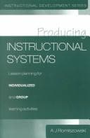 Tapa de Producing Instructional Systems
