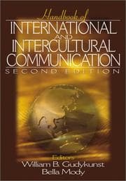 Tapa de Handbook of international and intercultural communication