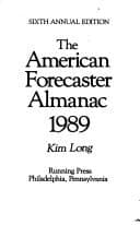 Tapa de American Forecaster Almanac, 1989