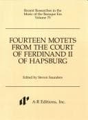 Tapa de Fourteen Motets from the Court of Ferdinand II of Hapsburg (National Security Paper)