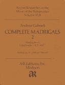 Tapa de Andrea Gabrieli No. 3-4
